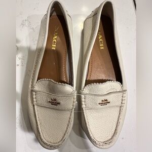Coach Odette driving shoes.  Leather flat.  Size 9b